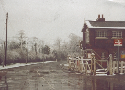 approaching the railway station from bridlington